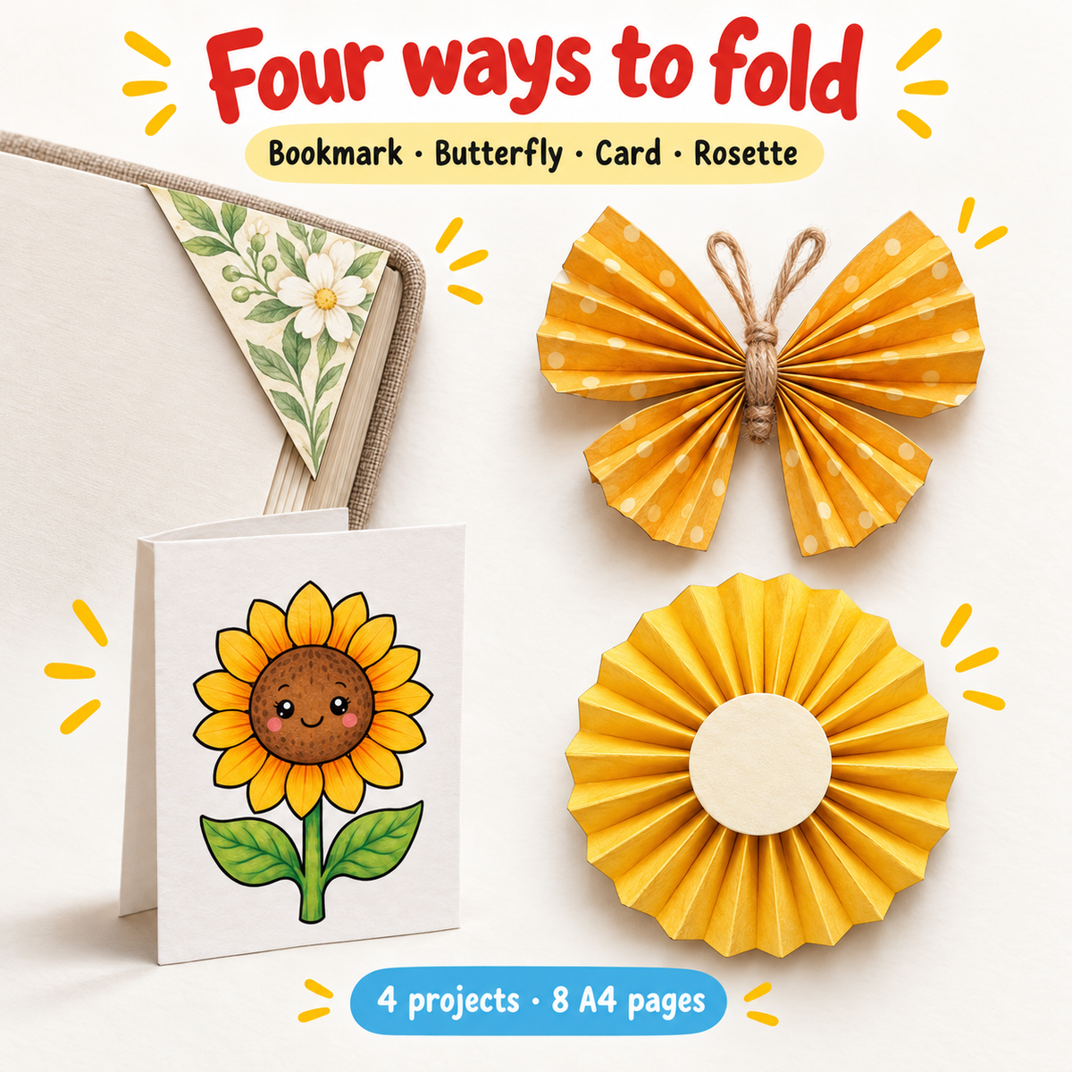Paper Folding Studio - 4 Wordless Craft Activities