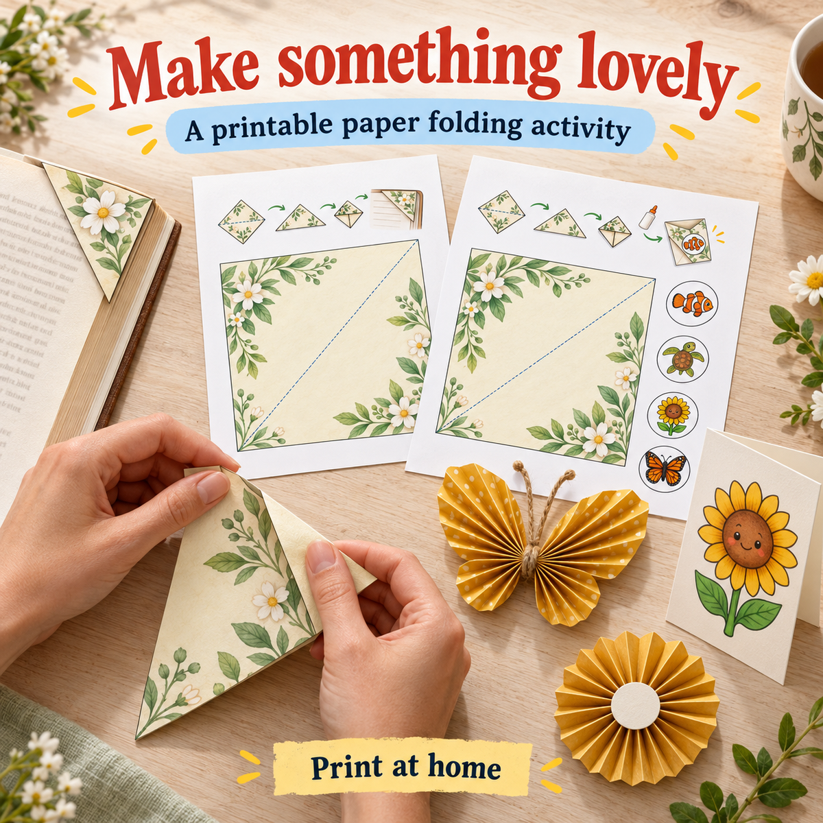 Paper Folding Studio - 4 Wordless Craft Activities