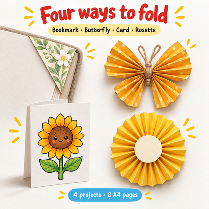 Paper Folding Studio - 4 Wordless Craft Activities